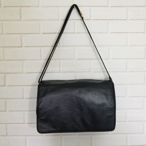 Lloyd Baker Black Messenger Bag Genuine Leather